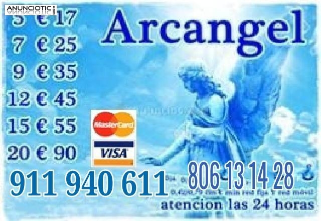 Arcangel 15 minutos 5 euros videntes visa