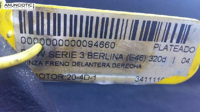 94660 pinza bmw serie 3 berlina 320d