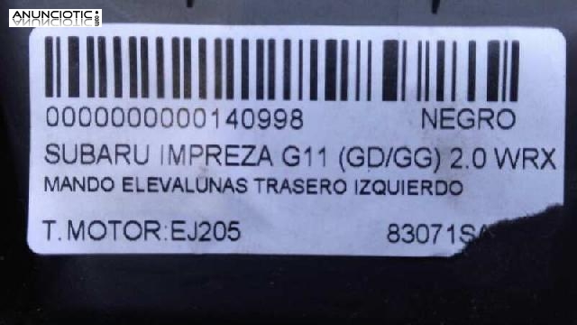 140998 mando subaru impreza g11 2.0 wrx