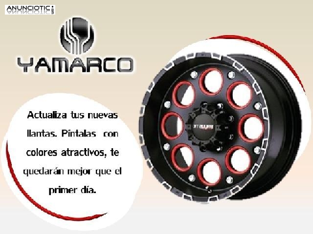 Pintura y lustrado en llantas