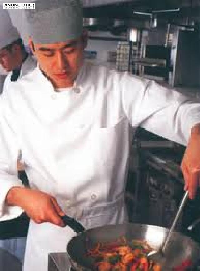 CURSO COCINERO PROFESIONAL con pr&aacute;cticas, matr&iacute;cula GRATIS.