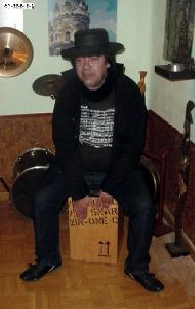 CAJ&Oacute;N CLASES PARTICULARES A DOMICILIO, EXPERIENCIA, TODOS LOS ESTILOS