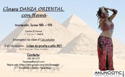 Clases Danza Oriental en Madrid con Haw&aacute;