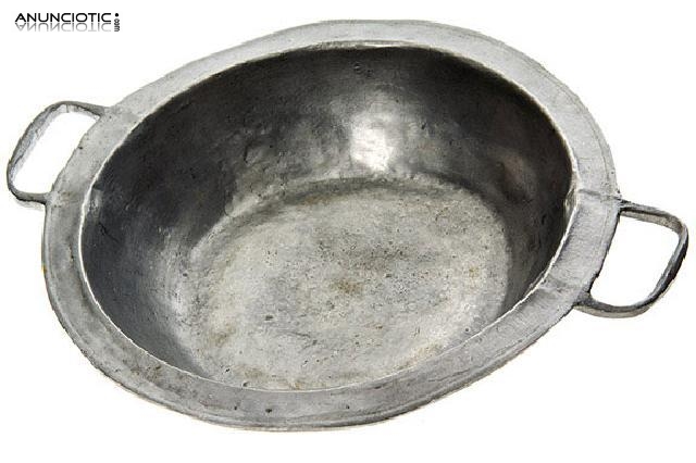 Olla esta&ntilde;o. siglo xix