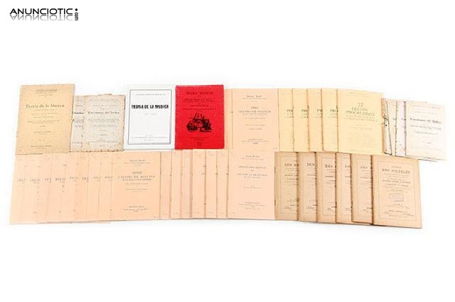Colecci&oacute;n de libros de m&uacute;sica