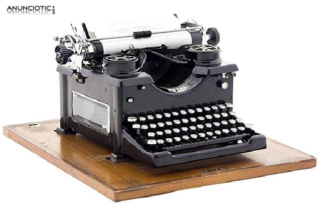 M&aacute;quina royal n&ordm;10. 1930