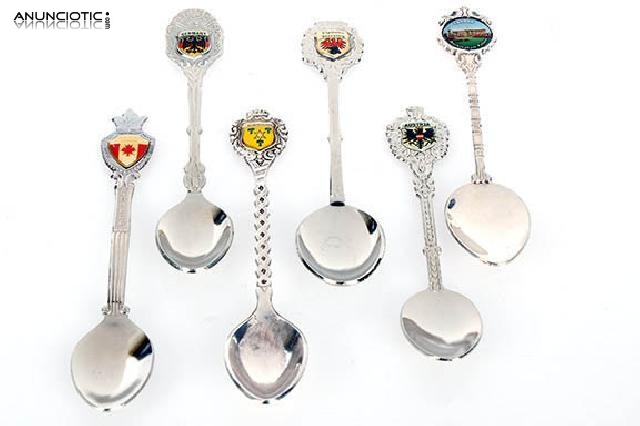 Lote 6 cucharillas de caf&eacute;