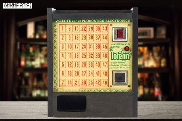 Loter&iacute;n, m&aacute;quina de loter&iacute;a. a&ntilde;os 80