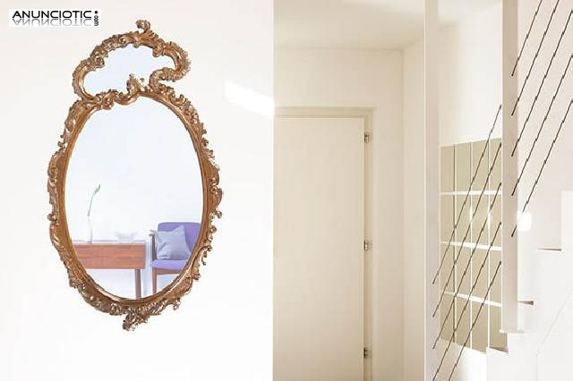 Espejo oval. a&ntilde;os 60