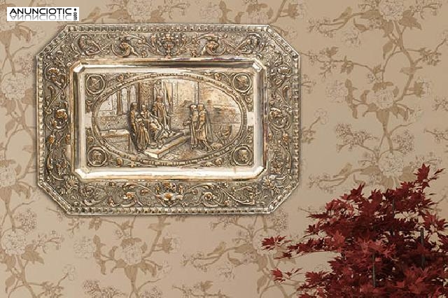 Placa met&aacute;lica. a&ntilde;os 30