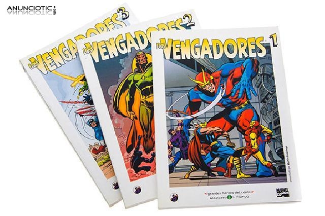 Colecci&oacute;n tres tomos los vengadores