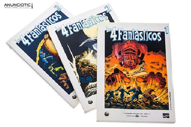 Colecci&oacute;n tres tomos los cuatro fant&aacute;sticos