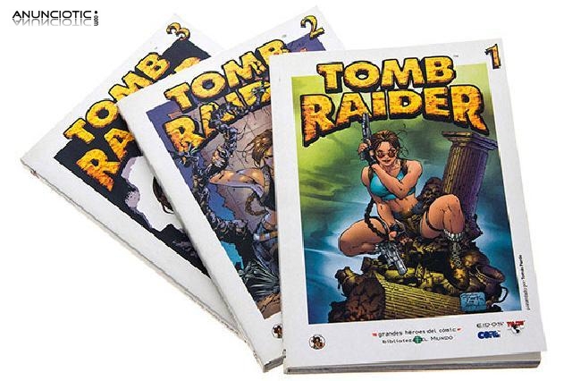 Colecci&oacute;n tres tomos tomb raider