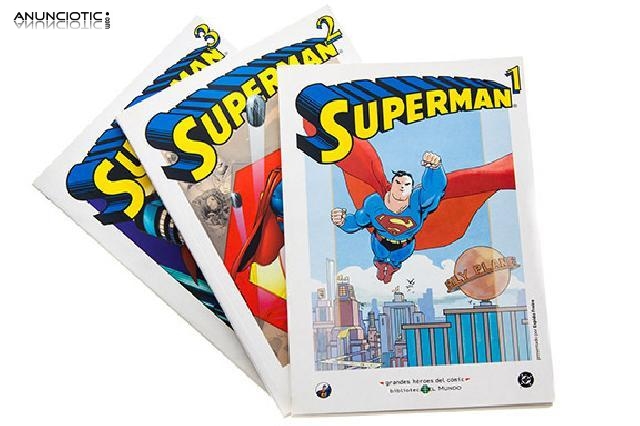 Colecci&oacute;n tres tomos superman