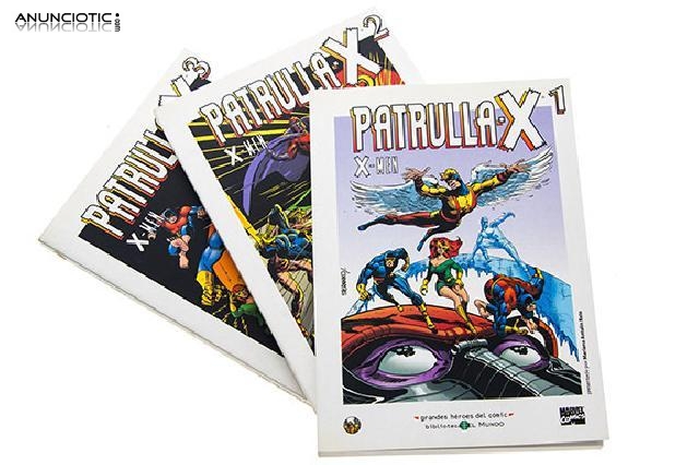 Colecci&oacute;n tres tomos patrulla x