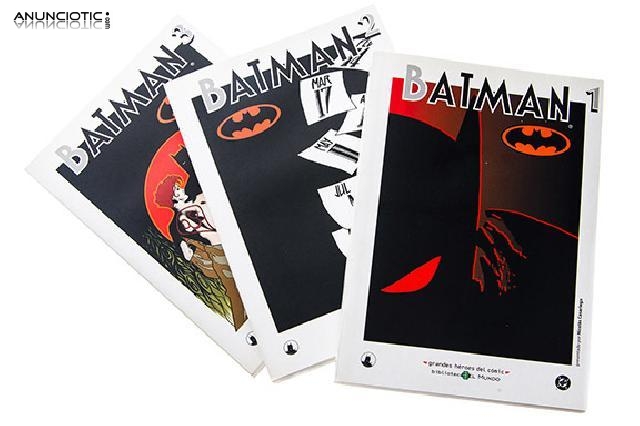 Colecci&oacute;n tres tomos batman