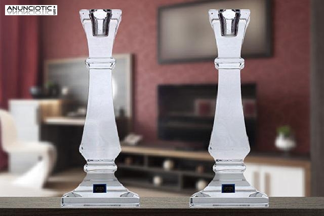 Juego de 2 candelabros s&eacute;vres