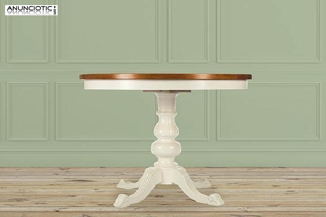 Mesa comedor redonda. a&ntilde;os 50.