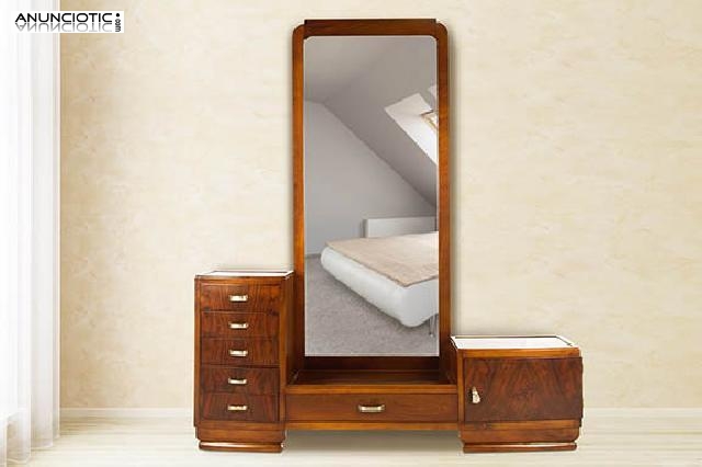 Recibidor con espejo. a&ntilde;os 30