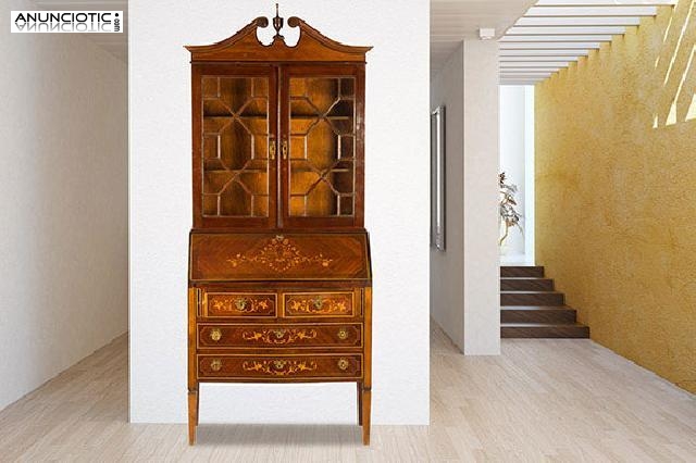 Escritorio con vitrina. a&ntilde;os 30