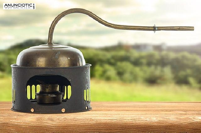 Alambique de laboratorio. a&ntilde;os 30