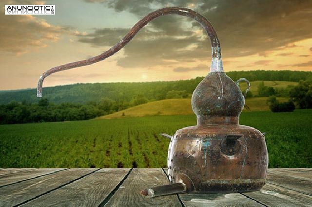 Alambique de cobre. a&ntilde;os 40