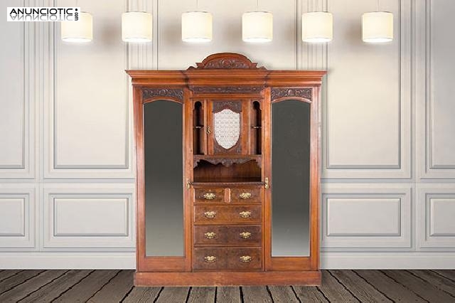 Armario c&oacute;moda ingl&eacute;s. a&ntilde;os 40