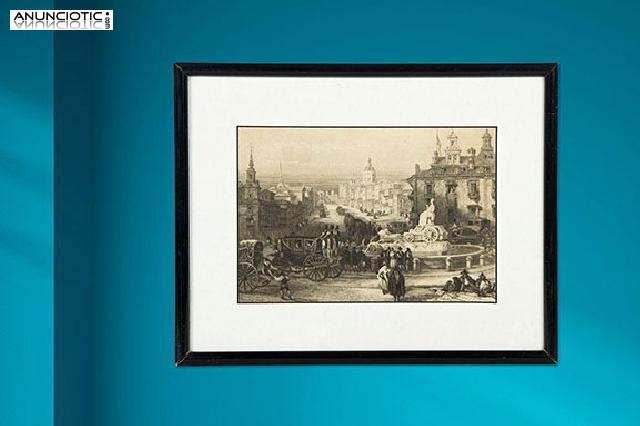 L&aacute;mina madrid antiguo