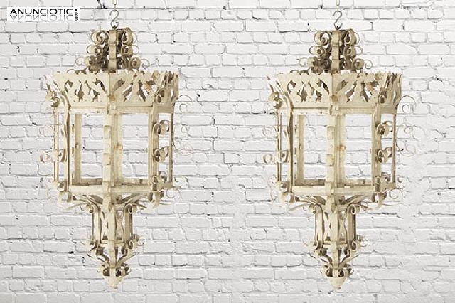 Pareja de faroles. a&ntilde;os 60