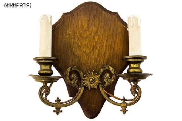 L&aacute;mpara de  bronce. a&ntilde;os 50