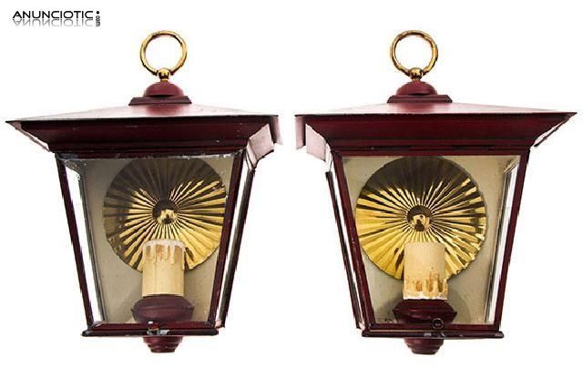 Apliques zinc a&ntilde;os 40.