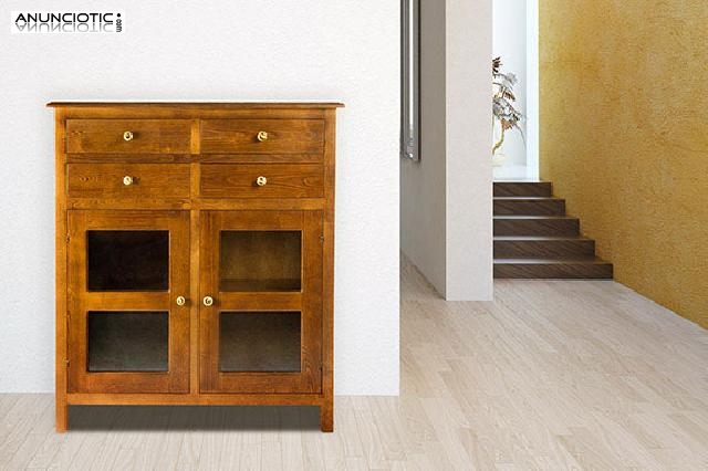 C&oacute;moda de casta&ntilde;o. vintage.