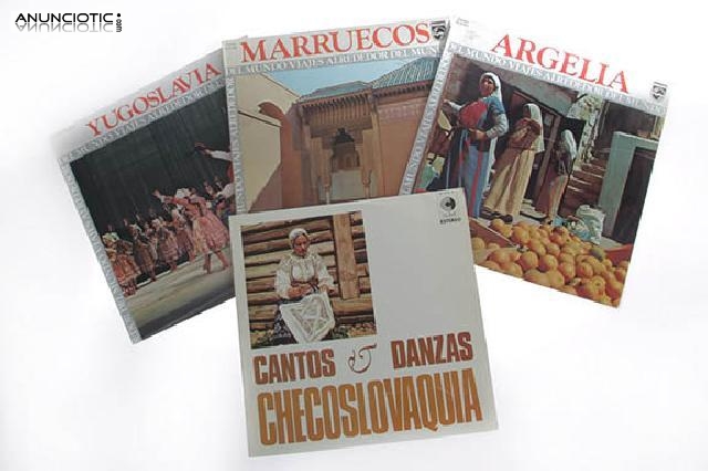 Lote vinilos m&uacute;sica del mundo.