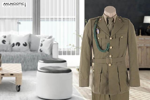 Uniforme de gala oficial alferez de la imec, de los a&ntilde;os 80.