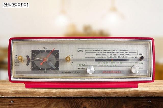 Radio/reloj nordmende. a&ntilde;os 50