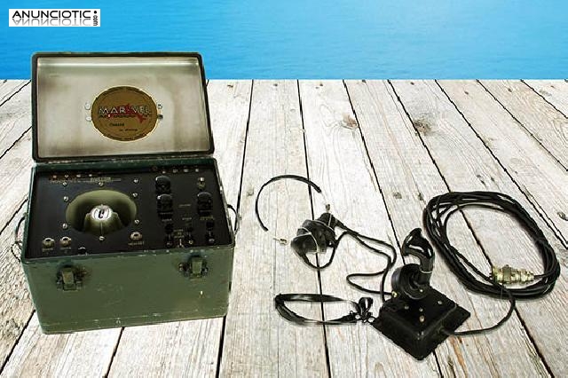 Equipo de comunicaciones buzo mar-vel. a&ntilde;os 40