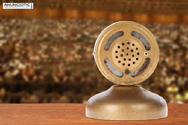 Micr&oacute;fono vintage tel. & elec. co.