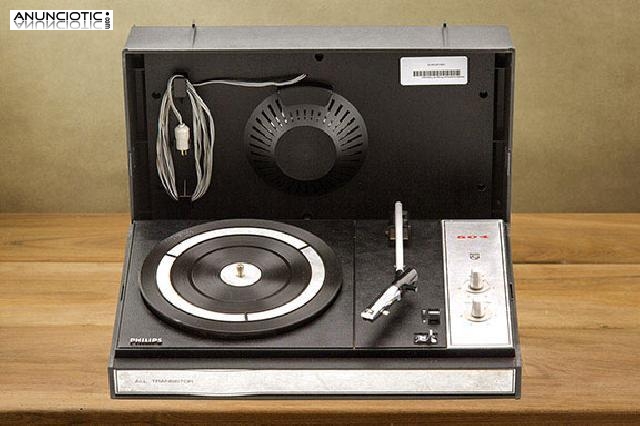 Maleta tocadiscos philips all transistor. a&ntilde;os 80.