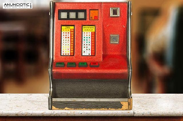 M&aacute;quina recreativa caffesa. a&ntilde;os 80