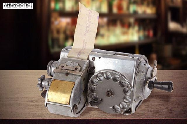 Antigua m&aacute;quina de tickets, tim. a&ntilde;os 40.