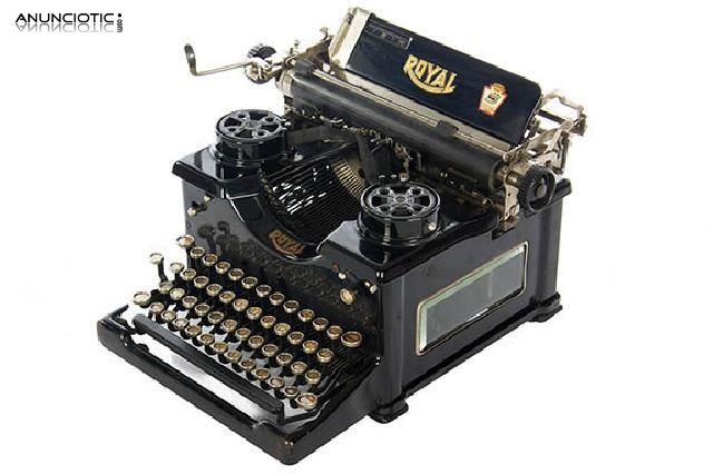 M&aacute;quina escribir royal n&ordm; 10. a&ntilde;os 20.