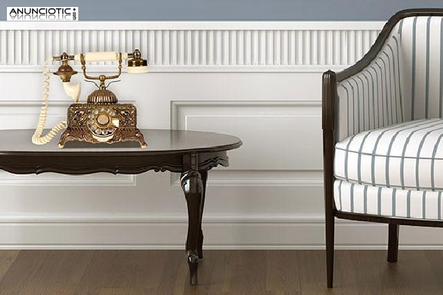 Tel&eacute;fono antiguo de bronce