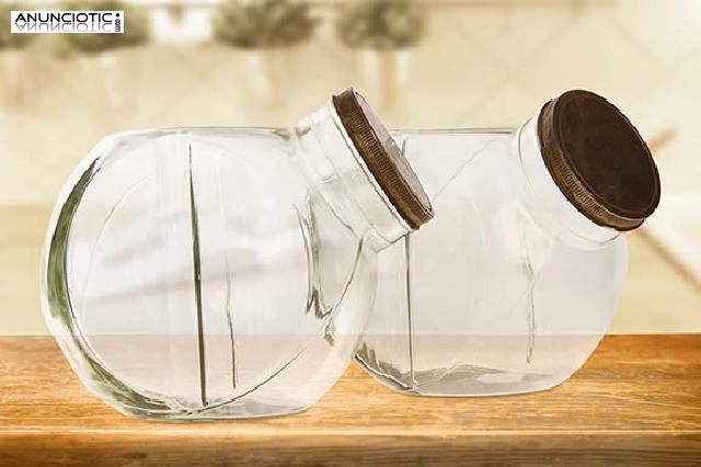 Set de 2 botes carameleros. a&ntilde;os 30.