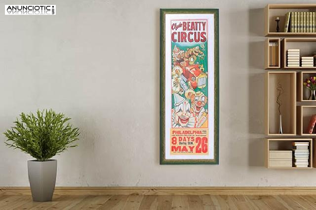 Cartel clyde beatty circus, a&ntilde;os 40.