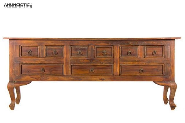 Aparador indonesio vintage para restauraci&oacute;n.