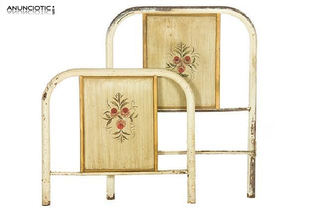 Cabecero y pie de cama para restauraci&oacute;n. a&ntilde;os 50