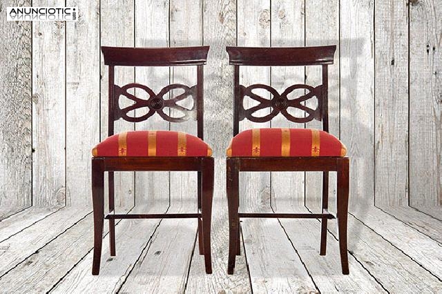 Sillas de nogal. a&ntilde;os 30