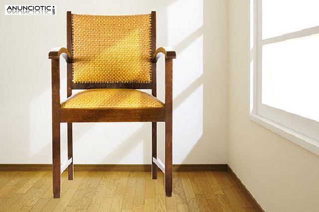 Sill&oacute;n de roble. a&ntilde;os 30