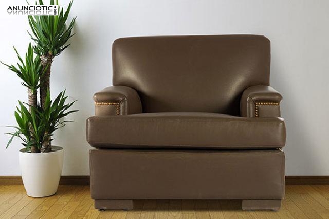 Sill&oacute;n de piel. a&ntilde;os 30