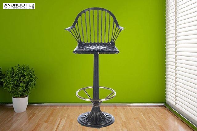 Taburete de aluminio. a&ntilde;os 60